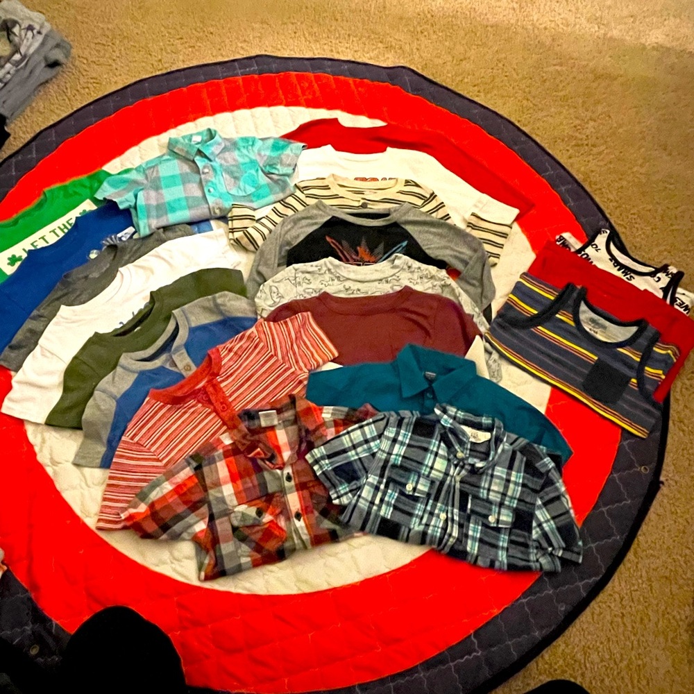 Kids shirt bundle 4t-5t